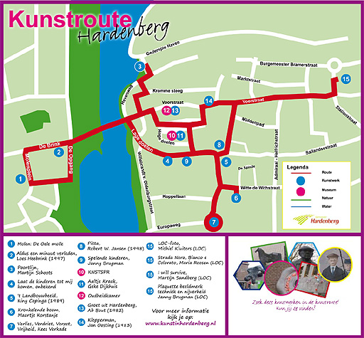 Plattegrond Kunstroute